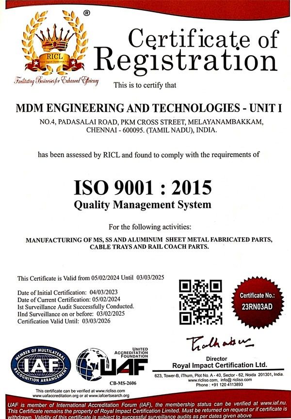 ISO 9001 - 2015